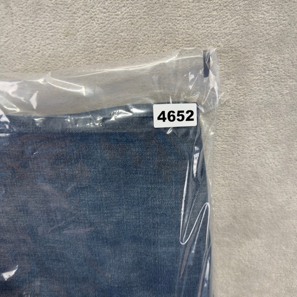 Levi's 505 Jeans Mens 30x30 Relaxed Regular Fit Whiskered Dark Wash Preppy Denim - Picture 15 of 15